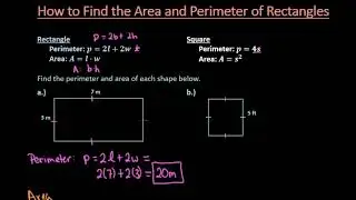 How to Find the Perimeter and Area of Rectangles