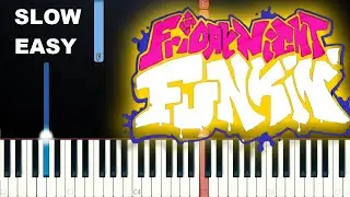 Philly Nice - Friday Night Funkin (One Hand Piano Tutorial)