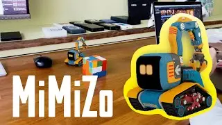 Маленький робота MiMiZo познает мир )