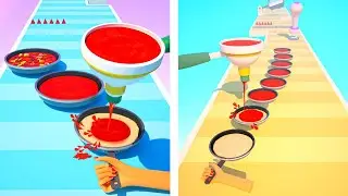 Pizza Run Stack - Pizza Stack Run - All Levels iOS Android GamePlay