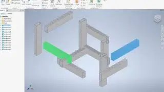 Autodesk Inventor: Creating a VersaFrame Cube (Basics of Making an Assembly/Constraining)