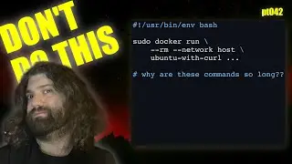 Docker Crimes - Handling long `docker` command strings - You Suck at Programming 