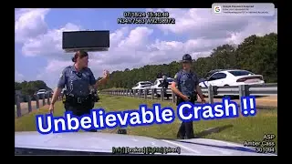 Incredible Police Chase Ends In Insane Crash!