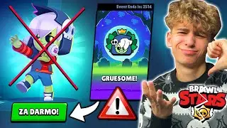 O NIEEE!⚠️JAK TEGO NIE ZROBISZ TO STRACISZ NOWEGO DARMOWEGO SKINA w BRAWL STARS...😭