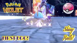 ✨Pokémon Violet: SHINY RALTS IN A LOVE BALL VIA THE MASUDA METHOD... FIRST EGG HATCHED!✨