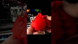 Zahnradball Herz aus dem 3D-Drucker