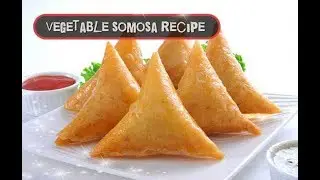 Easy vegetable somasa recipe../How to fold h samosa Patti/. Easy method