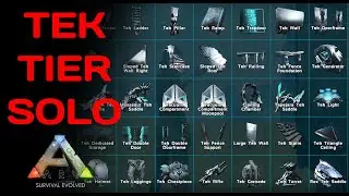 How to get TEK TIER SOLO in Ark Survival Evolved 2023