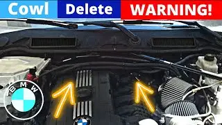 Warning! Doing This Mod Can Kill your Engine! / N54 Cowl Delete