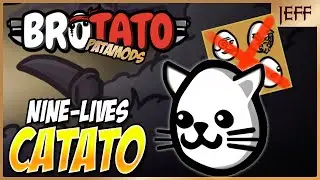 Catato the Nine Lives Character! | Brotato: modded | Patamods Danger 5