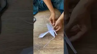 Miniatur layangan tok ancak dari buku tulis