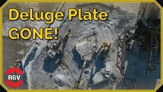 Pad 1 Demolition Almost Complete + New Flame Trench Hardware! | Starbase Flyover Update 110