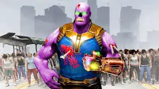 GTA 5 als ZOMBIE THANOS spielen!!