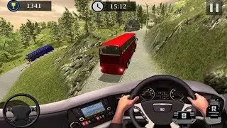 Uphill Off Road Bus Driving Simulator - Bus Games ( by Haxinator ) -  Android  Gameplay HD#1