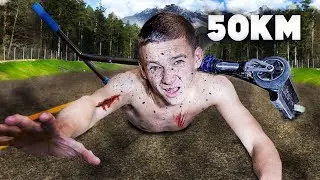 Z MIASTA DO MIASTA NA HULAJNODZE! (ponad 50km)