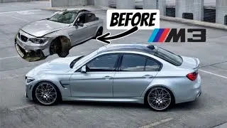 Rebuilding a Wrecked BMW F80 M3 Competition  (Carbon Ceramic Brakes & Individual Spec)