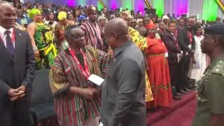 President Mahama’s Reaction to Meeting P.L.O. Lumumba in Accra