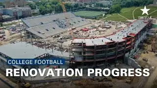 Take A Peek At Renovations Of David Booth Kansas Memorial Stadium In Lawrence, Kansas
