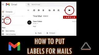 How to put LABELS in Gmail
