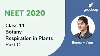 NEET 2020 | Respiration in Plants - Part C | Botany | Class 11 | NEET Prep | Gradeup JEE