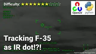 Track F-35 in 'infrared' | AI Computer Vision Target Tracking Tech