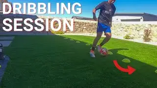 INDIVIDUAL SOCCER DRIBBLING SESSION | 6 DRIBBLING DRILKS FOR FOOTBALLERS