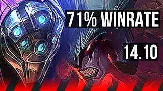 JAX vs AATROX (TOP) | 8/0/3, 71% winrate, 6 solo kills, Legendary | EUW Master | 14.10