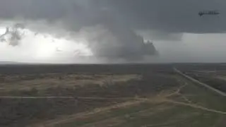 San Saba, TX tornado warned storm.