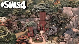 Magical Fairy Treehouse | No CC | The sims 4 | Stop motion Speed