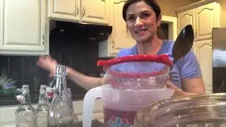 Segunda Fermentação de Kombucha com Beterraba e Gengibre