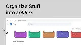 Add Folders to Google Docs, Sheets & Keep | FolderXD Chrome Extension