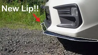 New Maxton Design V1 Front Lip!! (Plus Install)