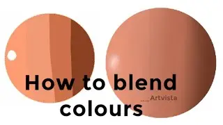 How to blend colors with airbrush |IBISPAINTX|#shorts