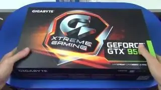 Gigabyte GeForce GTX950 (GV-N950XTREME-2GD) - распаковка