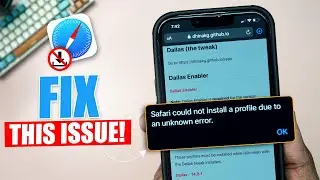 How to Fix Safari Could Not Install a Profile Due to Unknown Error on iPhone