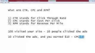 Increasing adsense CTR, CPC and RPM effective tips