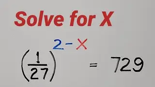 Solving Exponential Equation 