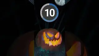 30 Seconds Countdown | Pumpkin Timer | #shorts #minutes #countdown #timer #silent #alarm #shorts