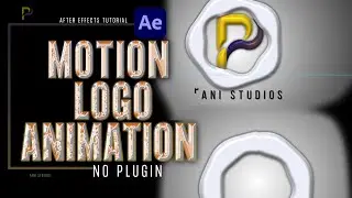" Logo Animation with NO Plugins | After Effects Tutorial"