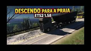 SCANIA 770S NO PUXE DO BASCULANTE 50 TON 🔥 FORÇA BRUTA NO ETS2 1.58