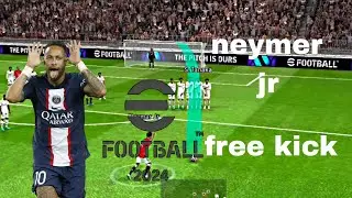 neymer jr free kick 😎☠️#efootball #efootball2024 #konami #nocopyrightmusic #neymarjr