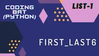 first_last6 -Coding  Bat | Tamil Community