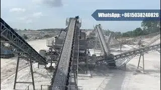 Aggregate gravel production vibrating screen