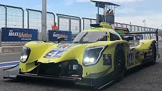Ligier JS P217 LMP2 in Action at Slovakia Ring - Sound, Warm Up & Fly Bys