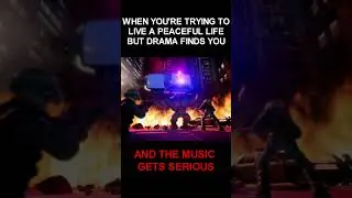 When You're Trying To Live Peacefully, But Drama Finds You Anyway #sonicthehedgehog #meme
