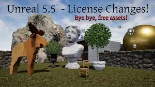 Unreal 5.5 License Changes & Goodbye Quixel Megascans assets! Free on Fab until 2025, then Cost $