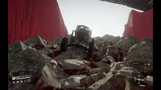Snowrunner Mars Surface Rock climb