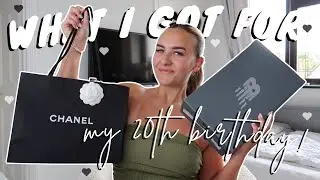 WHAT I GOT FOR MY 20TH BIRTHDAY!🤍