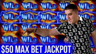 High Limit Slot Machine HANDPAY JACKPOT - $50 A Spin | Winning Money On Slots | SE-4 | EP-24