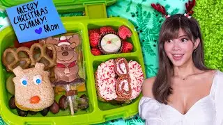I tried Christmas Food Art 🎅 Kids Bento Boxes